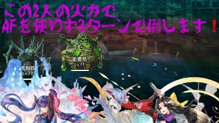 【アナザーエデン】【アナデン】面霊気・鬼蜘蛛AFなし3ターンキル。【Another Eden】