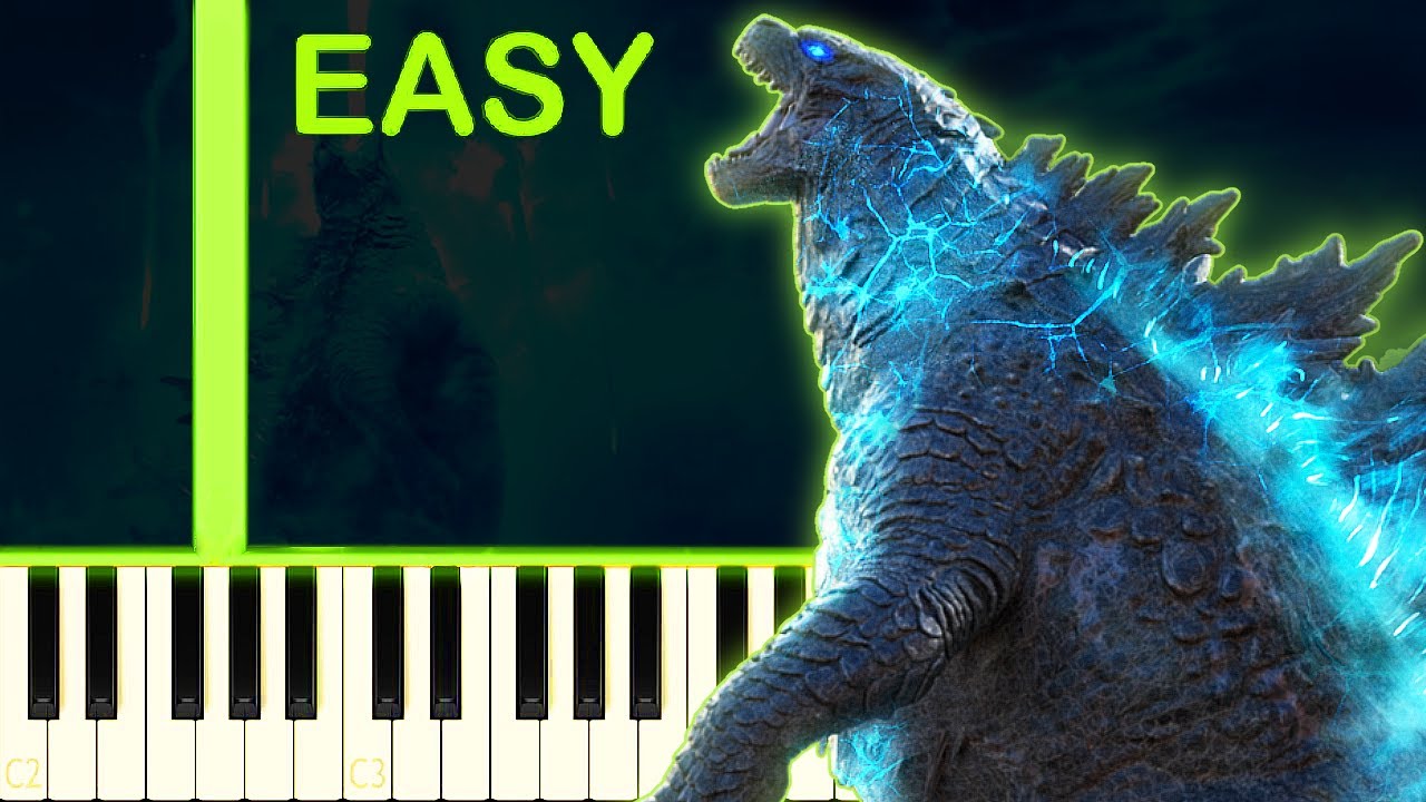 Godzilla Complete Theme Song Easy Piano Tutorial Chords Chordify