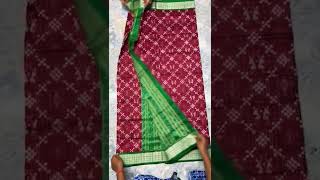 Sambalpuri pure silk patta with bp @ wtsp 7608022164 #odishahandloom #sambalpuripatasaree #weaving