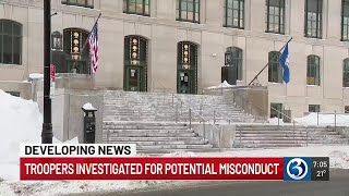 Three troopers reassigned after allegations of inappropriate conduct with private security employ...