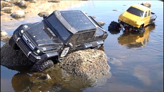 RC ADVENTURES - NEVER GO WHEELiN ALONE : WiNCH RESCUE TRAXXAS MERC G500 TRX6 6X6 \u0026 PROJECT OVERKiLL