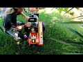 dk2 stump grinder unboxing assembly first start up and thoughts.