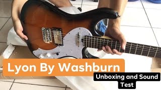 Lyon by Wasburn Electric Guitar Unboxing and Sound Test