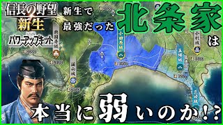 【信長の野望】北条家は本当に弱いのか試してみた【新生PK】【ゆっくり実況】