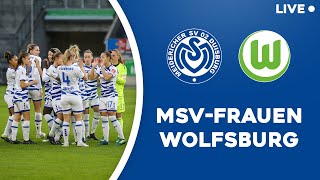 RE-LIVE - MSV Duisburg vs. VfL Wolfsburg | Frauen-Bundesliga | #MSVWOB | ZebraTV | 25.04.2021