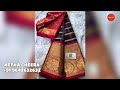 mangalagiri handloom kuppadam pattu saree with kanchi border by netha cheera pattu sarees