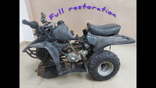 Amazing Full Restoration Abandoned ATV Yamaha 70cc at home