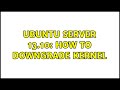 Ubuntu Server 13.10: How to downgrade kernel (2 Solutions!!)