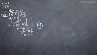 Long Division of Polynomials Example 2 (KristaKingMath)