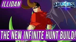 ILLIDAN, THE NEW INFINITE HUNT BUILD! - SOLO QUEUE SILLINESS [Heroes Of The Storm]