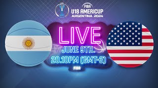 FINAL: Argentina v USA | Full Basketball Game | FIBA U18 AmeriCup 2024