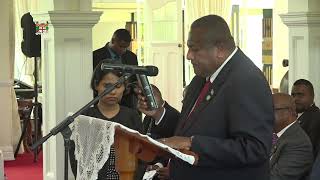 Swearing Ceremony for new Assistant Minister for Health and Medical Services