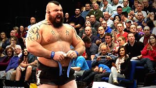 Half-Naked EDDIE HALL Destroys Deadlift Competitors!