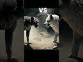 black panther vs white animals lion tiger wolf anime