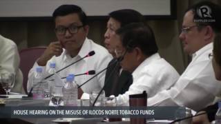 Rep. Rodolfo Fariñas grills former Ilocos Norte auditor