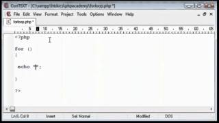 For Loop Tutorial in Computer Programming (example PHP) [English]