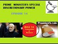 prime minister s special power revoke prez rule