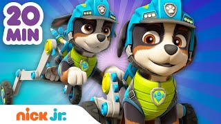 PAW Patrol | ¡20 minutos de los rescates de dinosaurios más geniales de Rex! | Nick Jr. Español