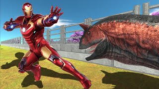 Iron Man on a challenging path - Animal Revolt Battle Simulator