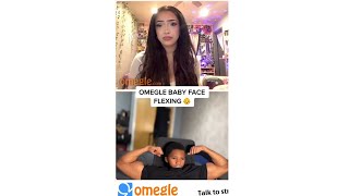 Baby Face Flexing Prank On Omegle 😱 #shorts