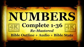 Numbers Complete - Bible Book #04 - The Holy Bible KJV HD 4K Audio-Text Read Along