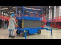 qiyun_manual push around 6m to 20m height scissor lift