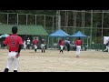 旭化成 vs 大阪・堺グローバル 第52回 日本男子ソフトボールリーグ 大阪大会 23.06.04