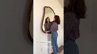 Hang heavy mirror without any stud #youtubeshorts #youtube #ytshorts