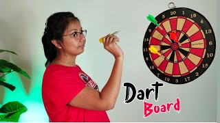 Double sided 16″  Dartboard Unboxing | How To Play Darts Step by Step | Dart Board Rule 301 \u0026 501