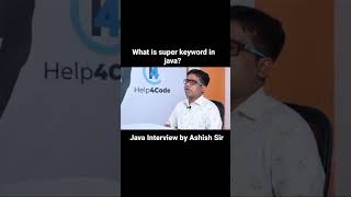 super keyword in java by Ashish Gadpayle sir I #java #super_method #interview #inheritance #coding