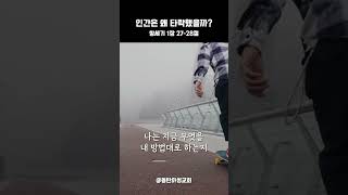 1분 메시지 |  인간은 왜 타락했을까? | 서후현 목사 #shorts