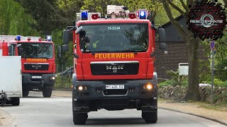 🚨 FlKfz Gebäudebrand + Fw Geräterüstfahrzeug Bundeswehrfeuerwehr Laboe