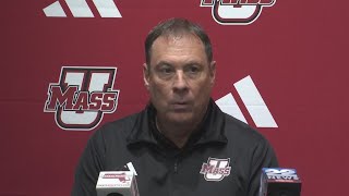 UMass interim head coach provides news conference ahead of Saturday's game