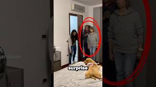 [Puppy Surprise] His Dream come true🐶❤️ #cameraphone #funny #shorts