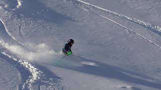 Saas-Fee November fresh powder skiing 2020