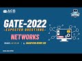 Networks | Expected Questions - GATE 2022 (EC/EE/IN ) | Ganapathi Reddy Sir | ACE Online