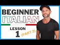 Beginner Italian Course Lesson 1 (Part 2) - Is it easy to learn Italian?
