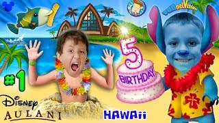 CHASE'S 5th BIRTHDAY in HAWAII! Disney Aulani Resort Activities FUNnel V Fam Trip Honolulu Par