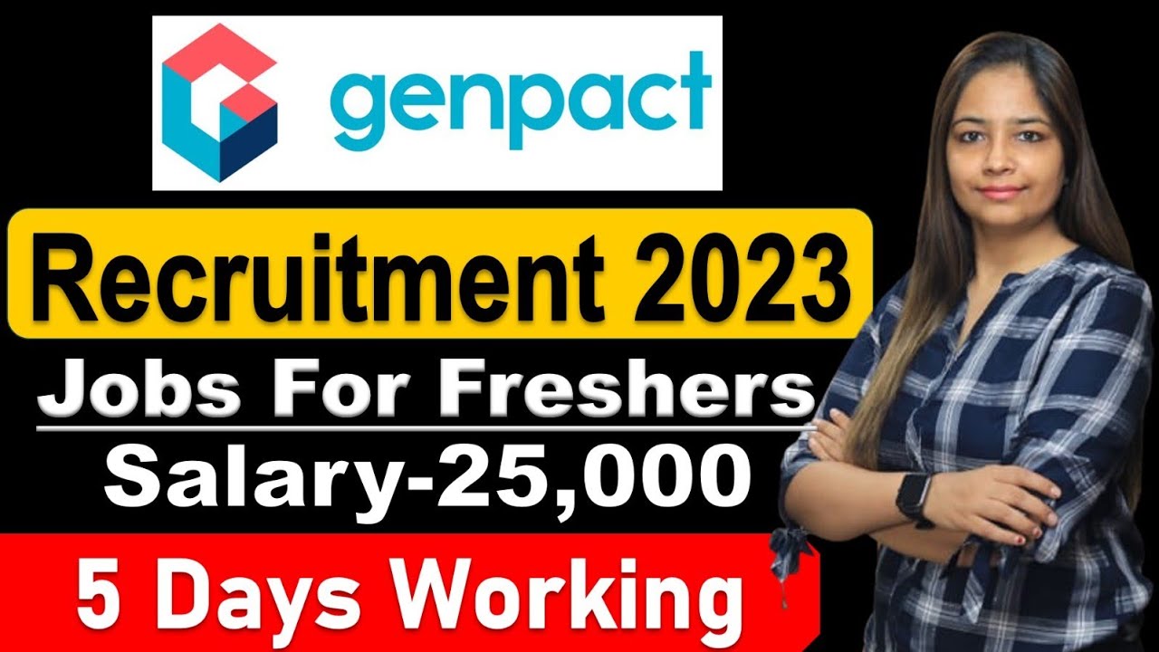 Genpact Recruitment 2023 |Genpact Work From Home Jobs |Work From Home ...