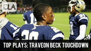 Traveon Beck Fumble Return Touchdown (Bosco vs Mater Dei) Highlight - CollegeLevelAthletes.com