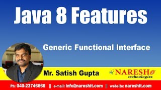 Java 8 Features | Generic Functional Interface | by Mr.Satish Gupta