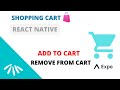 🔴 Let's build React Js Shopping Cart | Tutorial for beginners | React Native