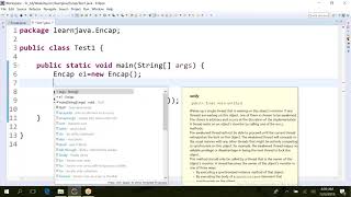 JavaEncapsulation Abstraction