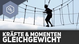 Kräfte- und Momentengleichgewicht - Fachwerke und statisches Gleichgewicht 7