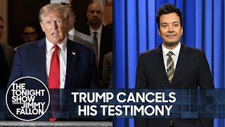 Trump Cancels His Testimony, Ramaswamy Forgets to Mute Himself in Bathroom | The Tonight Show