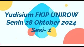 Yudisium FKIP Universitas PGRI Ronggolawe -UNIROW Tuban Sesi - 1 @MrBudicobusat #tuban