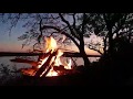 Sitting around the campfire in the Kruger National Park