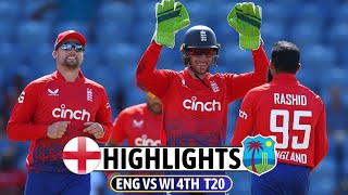 2nd Innings Highlights | England vs West Indies | 4th T20 2023 | #engvswi #4thT20 #Highlights