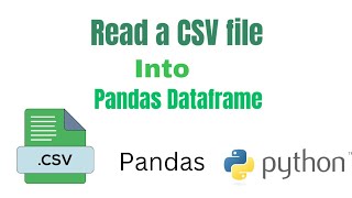 How to Read a CSV File into a Pandas DataFrame | Pandas Tutorial for Beginners
