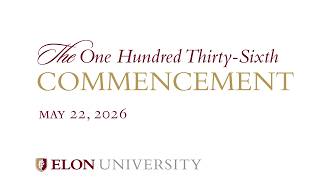 2026 Undergraduate Commencement: Ceremony #1
